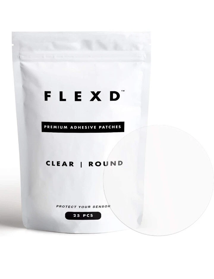 3pk- Flexd - Libre Adhesive Patches (25-Pack) Waterproof Patch, Cgm Protection