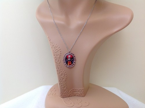 Stephen Kings IT Pennywise Collar Plata Rockabilly Retro Vintage Payaso Horror - Imagen 3 de 3