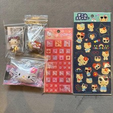 Hello Kitty Lot: Sanrio Characters Tile Stickers, Denim Sticker, Gacha 3pack,