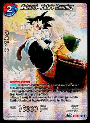 Kakarot, Fate's Dawning #DB3-127 History of Son Goku Bandai Near Mint or Better