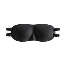 Alaska Bear Sleep Mask 2 Straps Deep Molded Foam Eye Cover Adjustable Black Trav