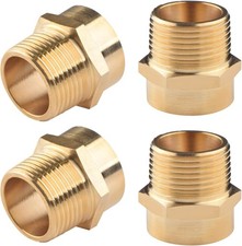 4 Pack G 3/4 BSP Female Thread to US 3/4 NPT Male 4 PACK 3/4" BSP x 3/4" NPT