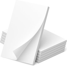 Note Pads 3x5, 6 Pack Small Notepads 3x5 Memo Pads, 3 x 5 Inch, White