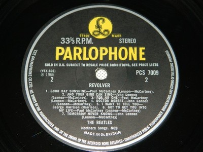 The Beatles Revolver UK 英盤 stereo 1stプレス The Beatles Revolver UK 英盤 stereo 1stプレス Revolver (Stereo 180