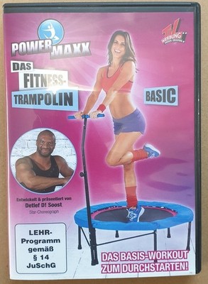 Fitness Trampolin Power Maxx rot Basic