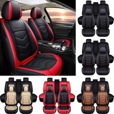 For Toyota Tacoma Pickup 4-door Car Seat Covers Leather Front Rear Full 5 Seat