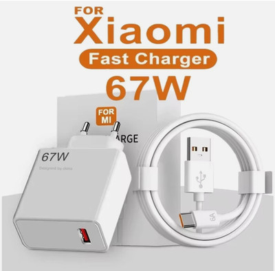 67W Xiaomi Fast Charger USB-C 2M Fast Charging Cable Redmi Note 14T 13 12 Pro