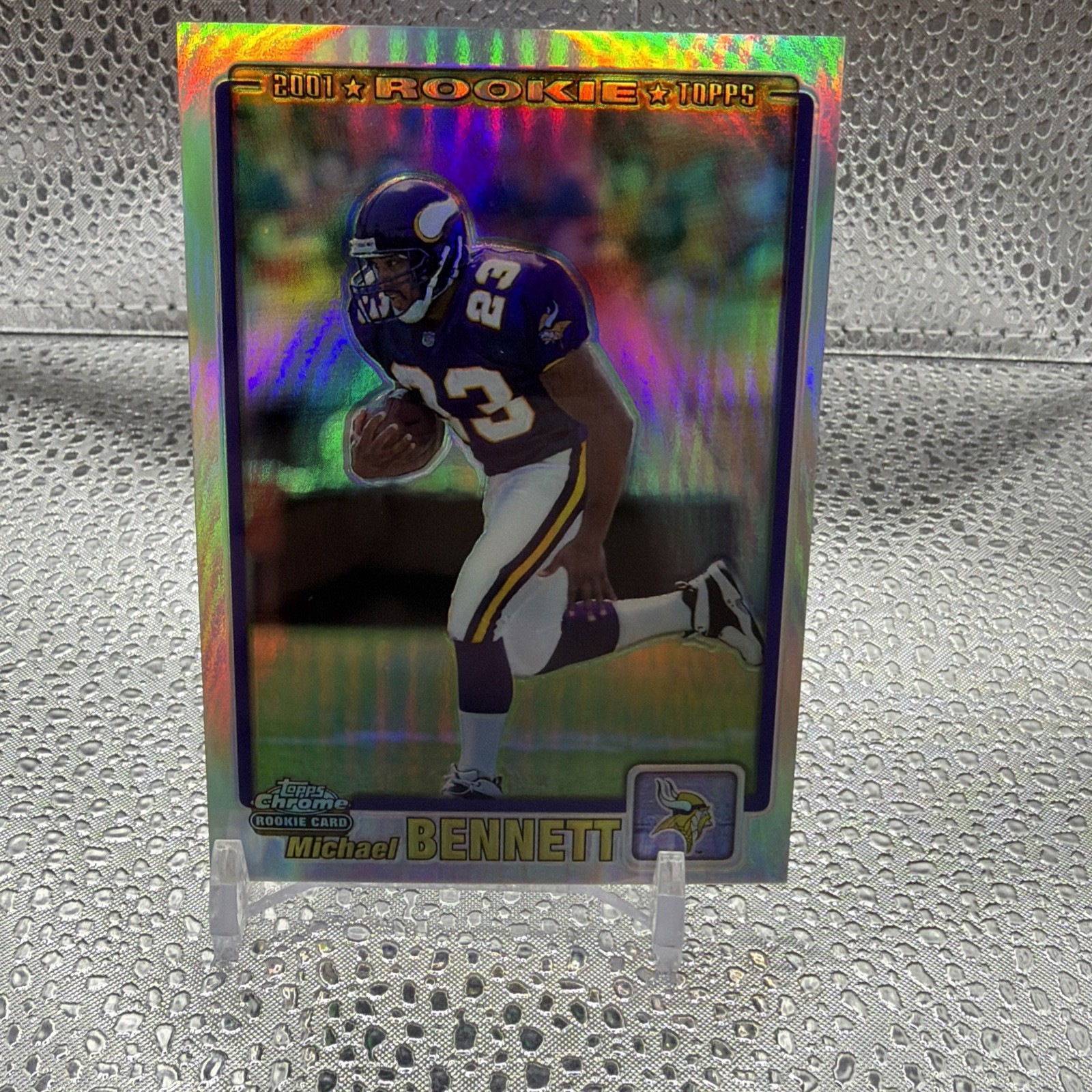 Michael Bennett Topps Chrome #269 Rookie Refractor