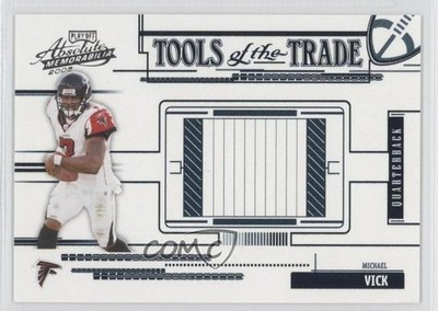 2005 Playoff Absolute Memorabilia Tools of the Trade Blue /150 Michael Vick 0b2