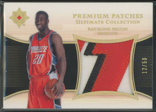 2005 Ultimate Collection Raymond Felton #PP-RF Premium Patches Jersey Gold /50