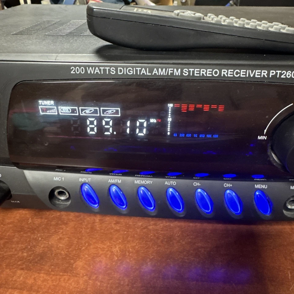 Pyle Pro 200 Watts Digital AM/FM Stereo Receiver PT260A - Image 3 of 4