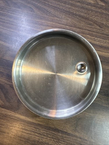 Saladmaster 1 Quart 6.5" Stainless Steel Sauce Pan w Vapo Lid 18/8 Tri Clad VTG - Picture 10 of 12