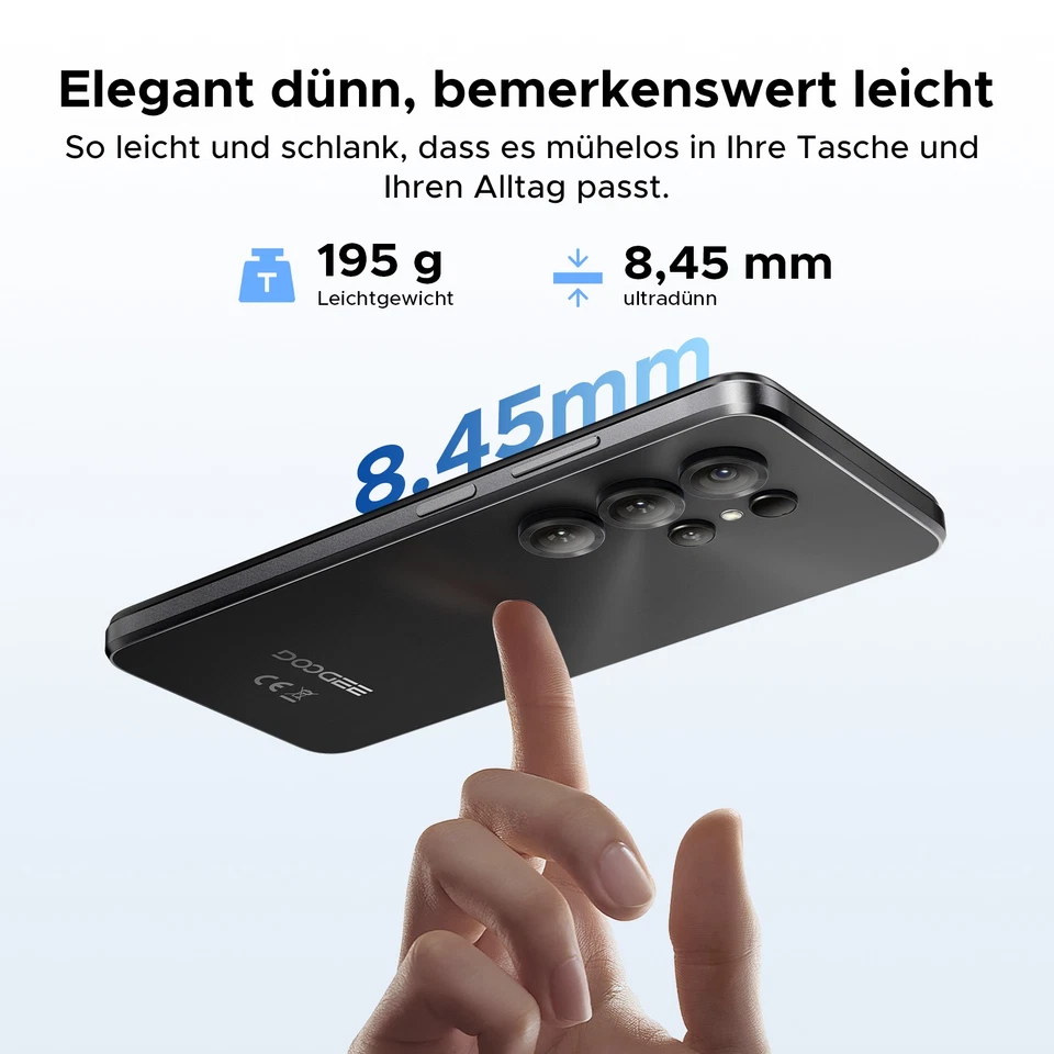DOOGEE Note56XPro Handy Ohne Vertrag Android16 6150mAh 32GB+128GB Smartphone NFC - Bild 4 von 4