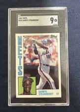 Darryl Strawberry 1984 Topps RC #182 SGC 9 🔥 NY Mets HOF
