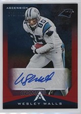 2021 Panini Chronicles Ascension Auto Red 91/100 Wesley Walls #ASC-WWA Auto ms9