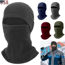 Balaclava Ski Full Face Mask Windproof Fleece Neck Warm for Winter Cold Weather