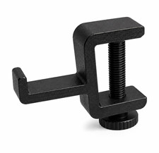 Black Clamp-On Desk Headphone Hanger Holder Stand Desk Mount