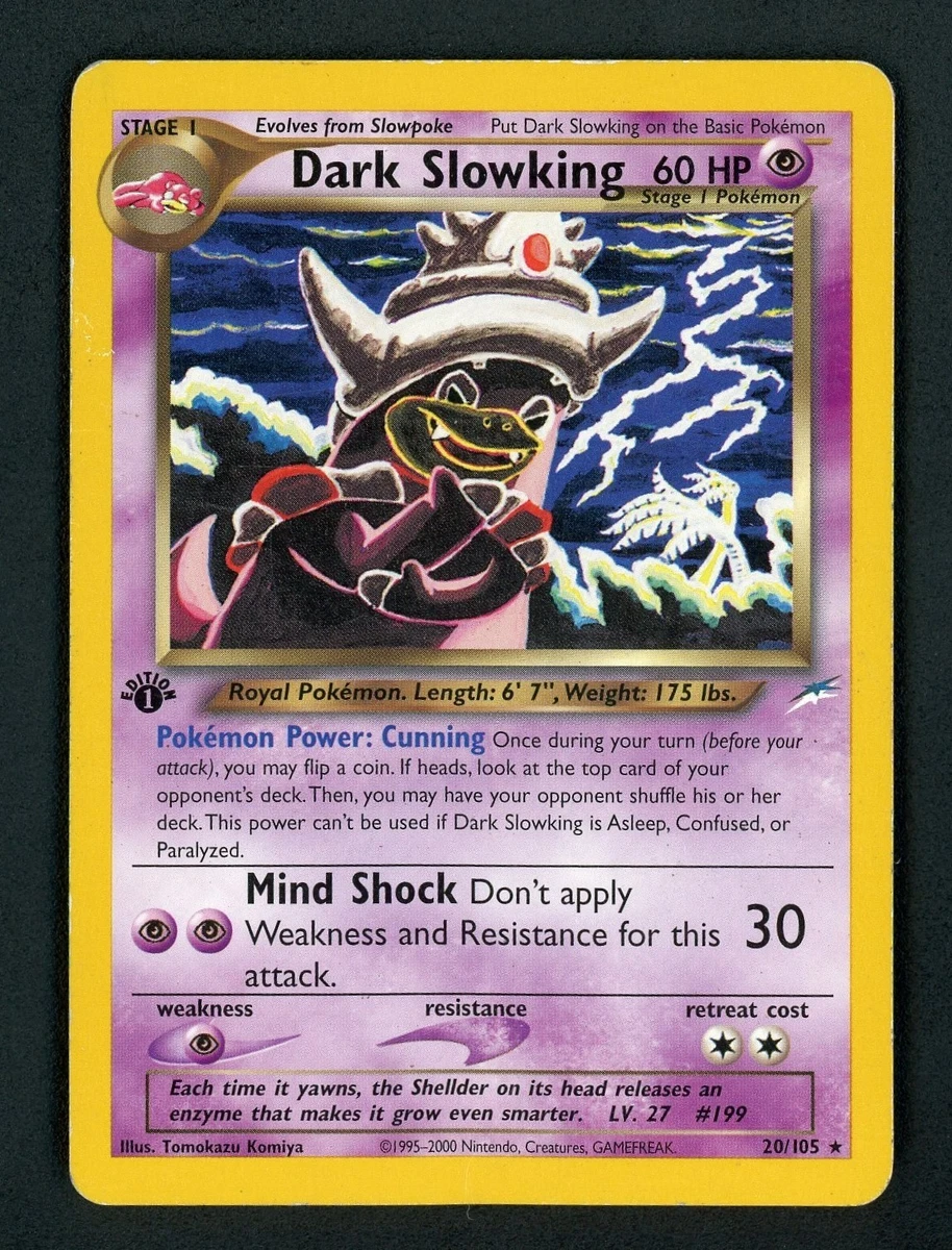 Dark Slowking 英語版 20/105 Dark Slowking 20/105 Neo Destiny for sale | eBay