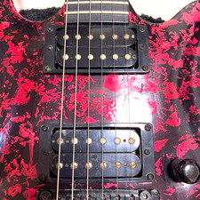 ESP MIJ Original Custom Volcano Red Guitar Ebony Floyd Rose Metal Rare Japan