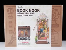 New Rolife Book Nook  Wonderland Garden House TGB06