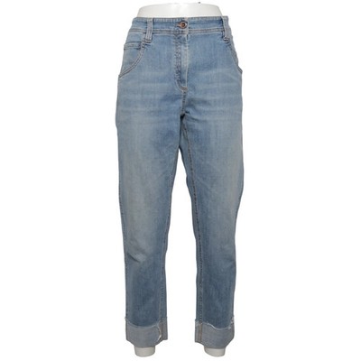 Brunello Cucinelli, Jeans, Größe: 46, Blau, Baumwolle/Elasthan, Einfarbig #K9h