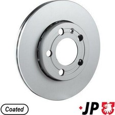 2x JP GROUP Bremsscheiben Vorne für VW POLO (9N) 239mm 1163111100
