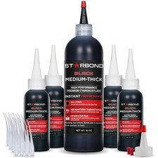 Grade Cyanoacrylate CA Super Glue by - 16 OZ Complete Refill KIT 453-gram - B...