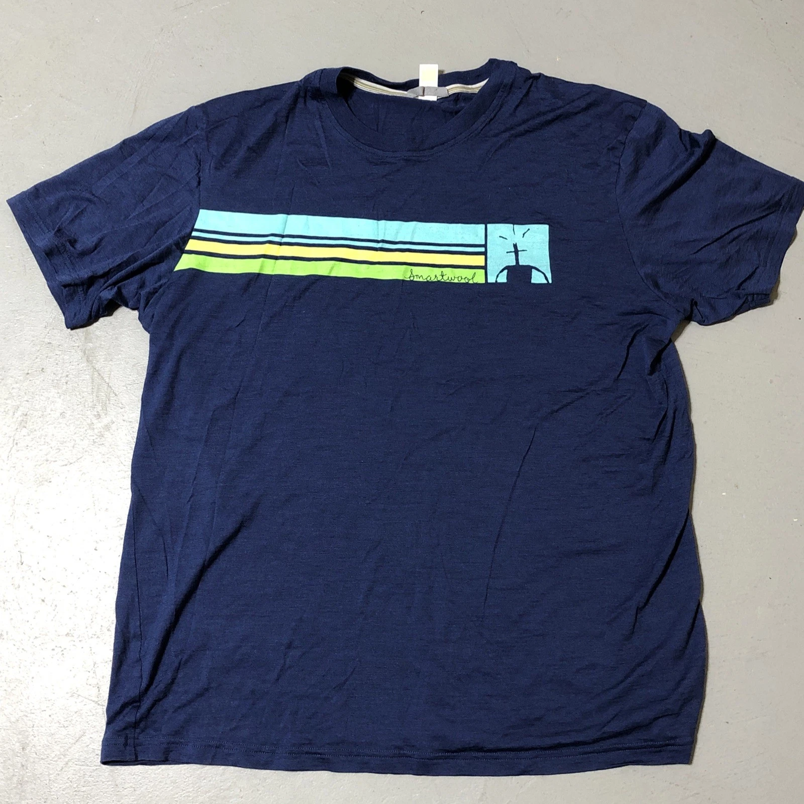 Smartwool Merino Wool T Shirt Mens Large Baselayer Short Sleeve Logo Blue
Opens in a new window or t