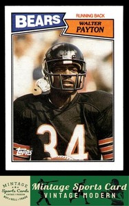 1987 Topps - Walter Payton - #46 Chicago Bears