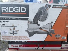 Ridgid 12 in. Dual Bevel Miter Saw with LED Model 4123