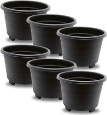 Plastic Plant Pots – Indoor Plant Pot for Home & Office Decor, Large Plant Pots