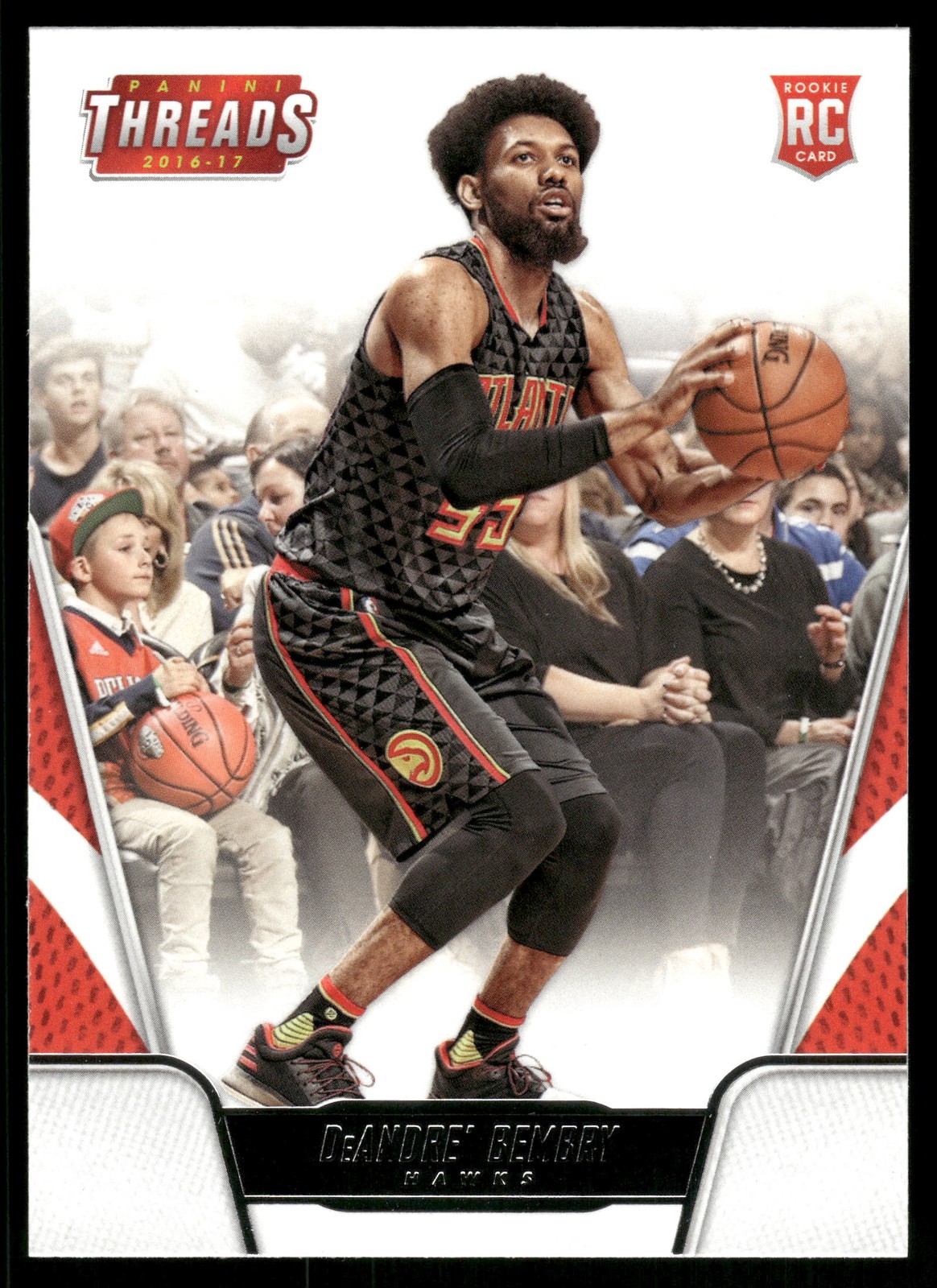 2016-17 Panini Threads #154 DeAndre' Bembry Atlanta Hawks Rookie