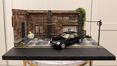 Diorama 1:18 2pac USA Harlem Makieta Solido Jamadiorama 1/18 Models 2 Pac Cmc Gg