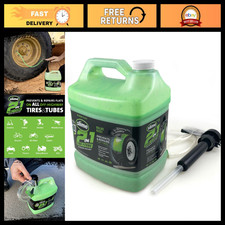2-in-1 Tire Tube Sealant - Puncture Repair, Eco-Friendly, Non-Toxic, 1 Gallon