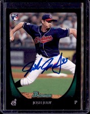 2011 Bowman Rookie Card #51 Cleveland Josh Judy Auto/ Signed IP. rookie card picture