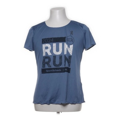 Run On Clouds, T-shirt, Größe: L, PERFORMANCE-T, Blau, Print, Herren #4dg