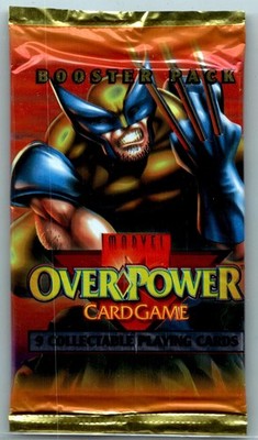 1995 Marvel Comics Over Power Trading Card Booster pack Pack Art Wolverine
