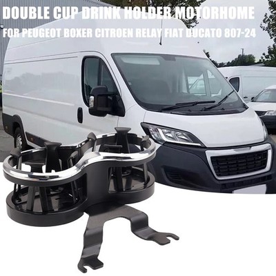 Doppel-Getränkehalter für Fiat Ducato Peugeot Boxer Citroën Jumper 07-24 DE