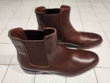 COACH Dalton Smooth Leather Chelsea Boots Brown Men's Size 8 $295