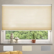 Cordless Cellular Window Shades Light Filtering Blinds for Indoor Windows 1.5...