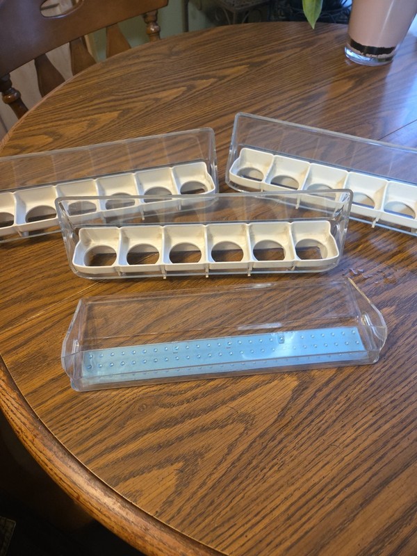 Set Of Vintage Frigidaire Door Egg Holders