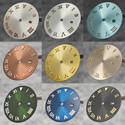 24.5MM Watch Dial Arabic Scale Surface BGW9 Luminous for NH05/NH06 for 31mm Case