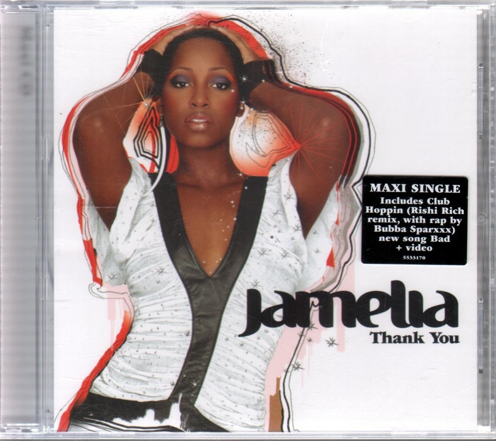 Jamelia Thank You CD Europe Parlophone 2004 with bonus CDROM Video of Thank You