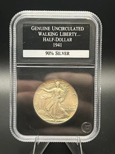 Uncirculated 1941 Silver Walking Liberty Half