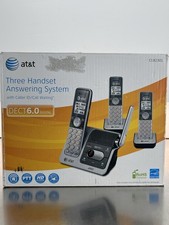 AT T CL82301 DECT 6.0 3 Handset Cordless Phone Answering System Unused Open Box