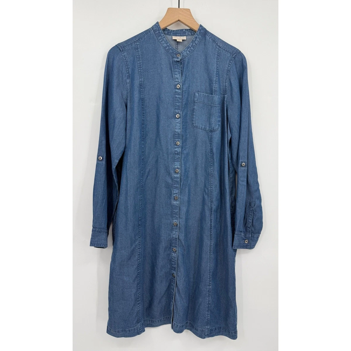white christmas dresses Jazelle Long Sleeve Mini Dress Denim