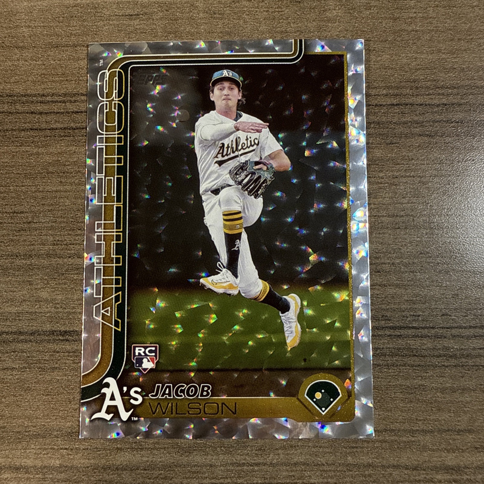 2025 Topps Series 1 - Jacob Wilson #314 Diamante Foil (RC)