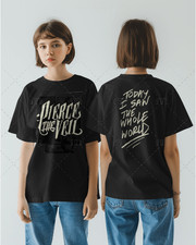 Pierce The Veil Pink Band t-shirt PTV Today I Saw The Whole World