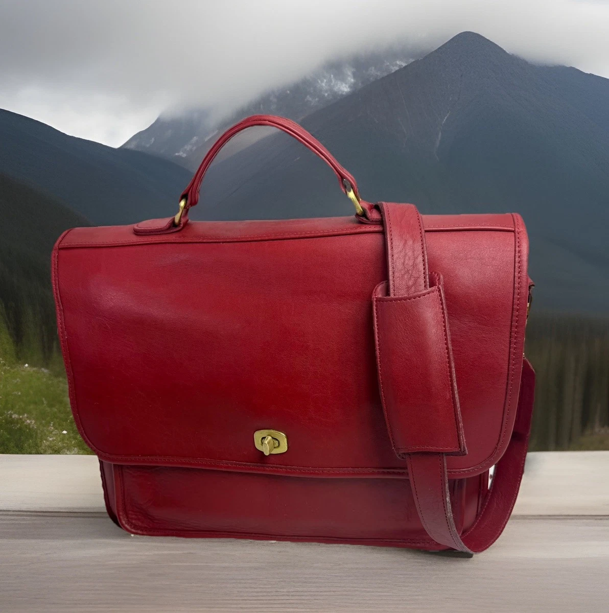 Coach Legacy Shoulder Bag Red Bags & Handbags for Women for sale