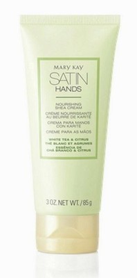 New Mary Kay Satin Hands White Tea & Citrus Nourishing Shea Cream Full Size 3 oz